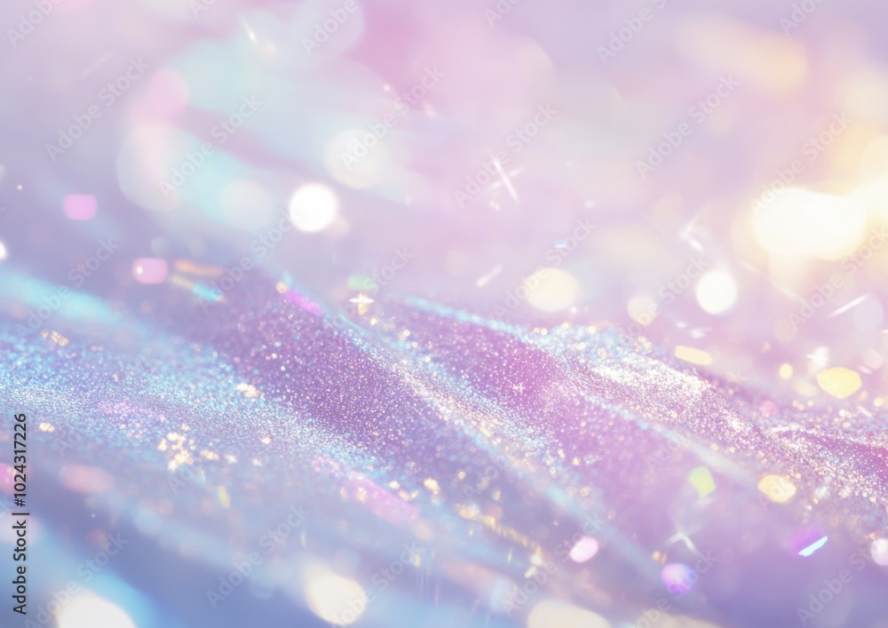 Poster holographic light effect background with shimmering colors and sparkles creates dreamy atmosphere. t