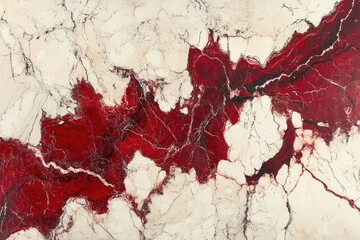 Abstract red and white marble background. Perfect for projects related to nature, beauty, and luxury.