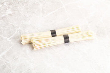 Asian cuisine - raw udon noodle