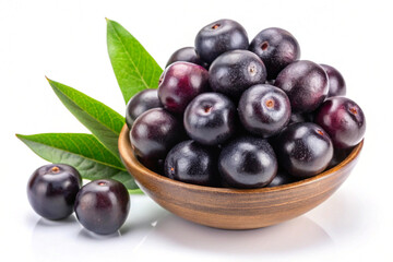 Acai fruit ,isolated on white background
