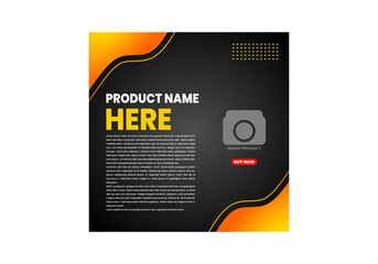 product social media banner template