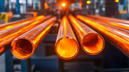 Copper Tubes Fabricated from Glowing Billets Using Hydraulic Machines for Industrial Components