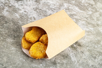 Crunchy crispy chicken nuggets snack