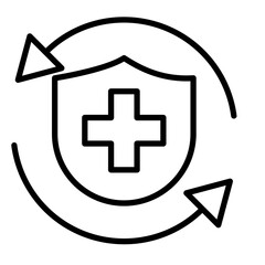 Relapse Prevention Vector Icon Style