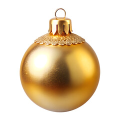 Beautiful golden single baubles. Used for decoration during the Christmas festival.