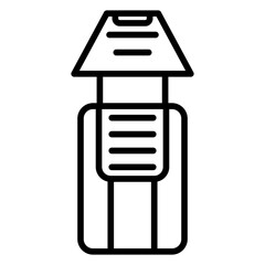 Service Terminals Vector Icon Style