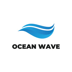 ocean wave water logo design concept idea creative
