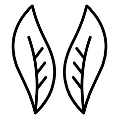 Leaf Vector Icon Style