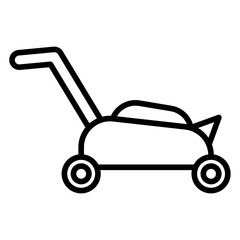 Lawnmover Vector Icon Style