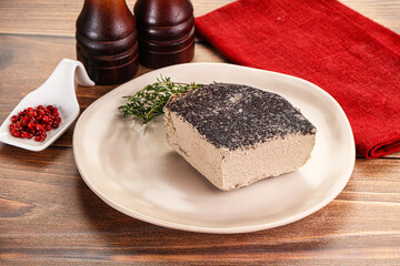 Delicous liver pate snack appetizer