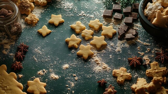 The Star-Shaped Cookie Preparation - Powered by Adobe