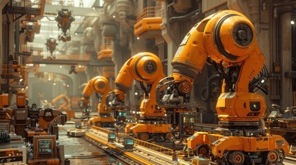 Futuristic Factory: A Glimpse into the World of Automated Production