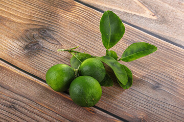 Fresh juicy ripe green lime