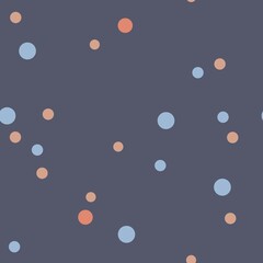 Background Texture Floating Bubbles Blue Denim. Simple Soft Dynamic Circular Dot Abstract Wallpaper 