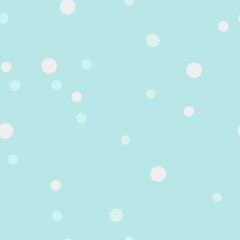 Background Texture Floating Bubbles Light Blue. Simple Soft Dynamic Circular Dot Abstract Wallpaper Under Water.