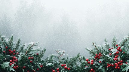 The Christmas Holly and Berries