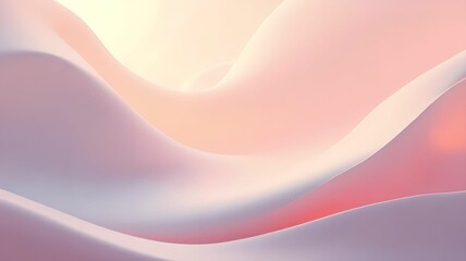 Obraz premium Abstract background with smooth lines and bright gradients in pastel colors