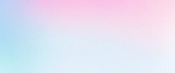 Vibrant soft White, blue and pink hues grainy gradient background