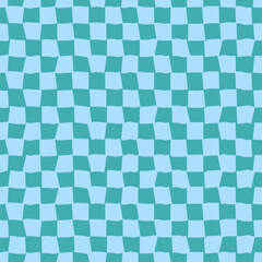 Psychedelic checkerboard poster