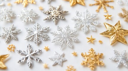 The Winter Snowflakes and Stars