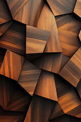 Wooden pattern. Elegant luxury 3d geometric wood wallpaper