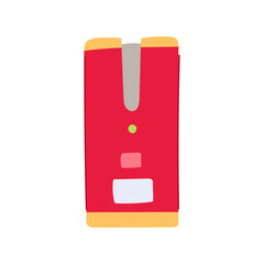 salon curling iron cartoon. volume texture, shine smooth, frizz control salon curling iron sign. isolated symbol vector illustration