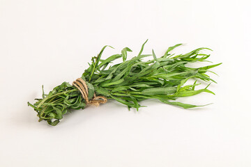 Green estragon branches for cooking