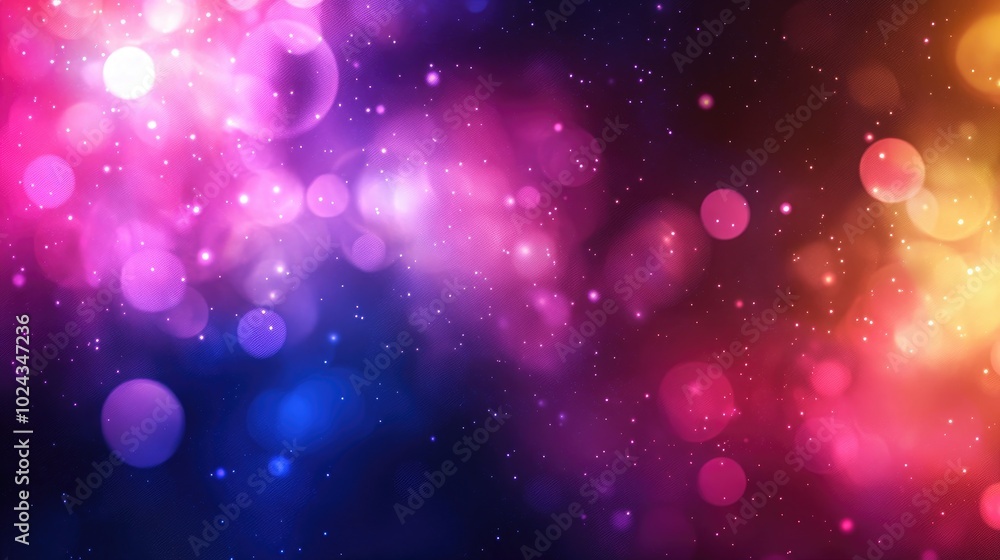 Poster abstract glowing gradient background with a fantastical feel