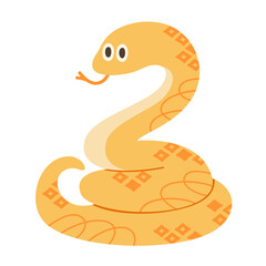 かわいい蛇のキャラクター　巳年キャラクター