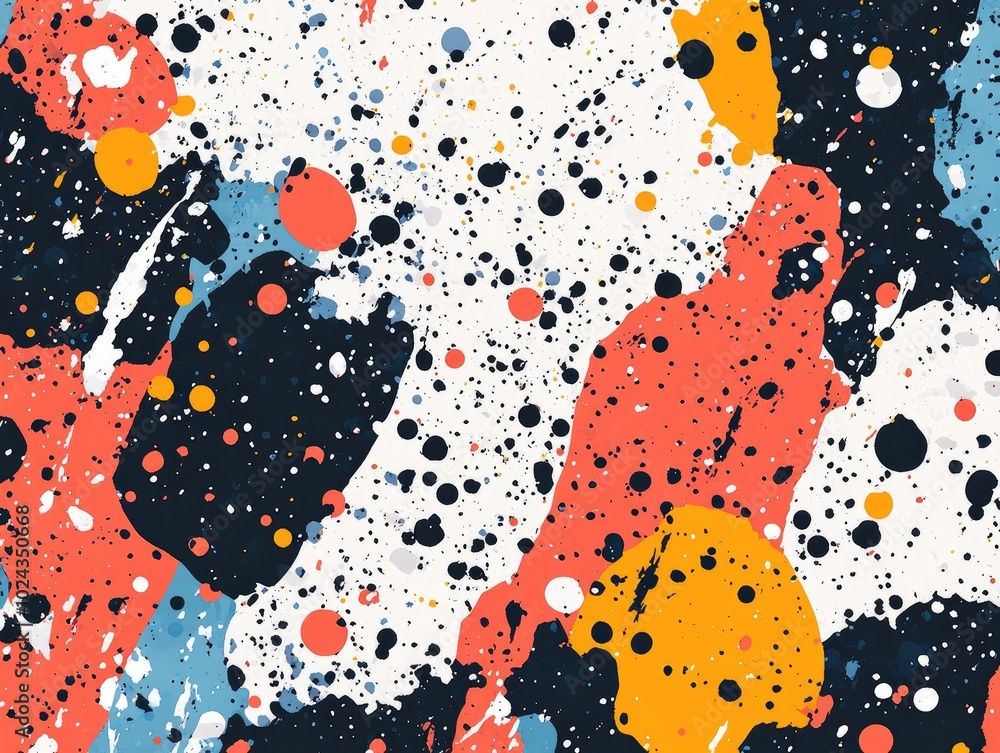 Poster abstract spotted textured wallpaper design ideal for use as a background in social media pages poste