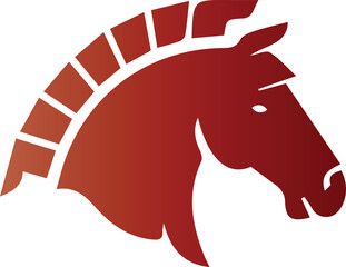 Equestrian Horse racing logo. Horse rider sports, jumping in barrier, silhouette © hrh