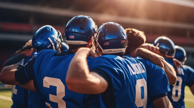 Teamwork and Camaraderie Among Football Players