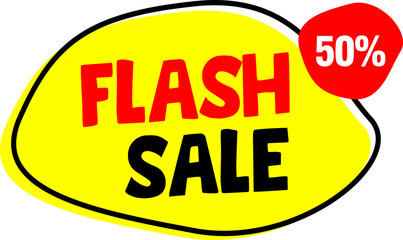 flash sale lable template