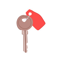 checkin door key hotel cartoon. checkout reception, concierge suite, reservation lobby checkin door key hotel sign. isolated symbol vector illustration