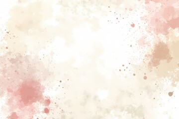 Fototapeta premium Abstract Rustic Watercolor Design in Muted Tones