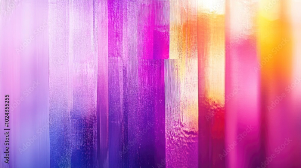 Poster Abstract geometric texture featuring a vibrant blurred background with a gradient effect ideal for artwork interior design digital printing or various design elements
