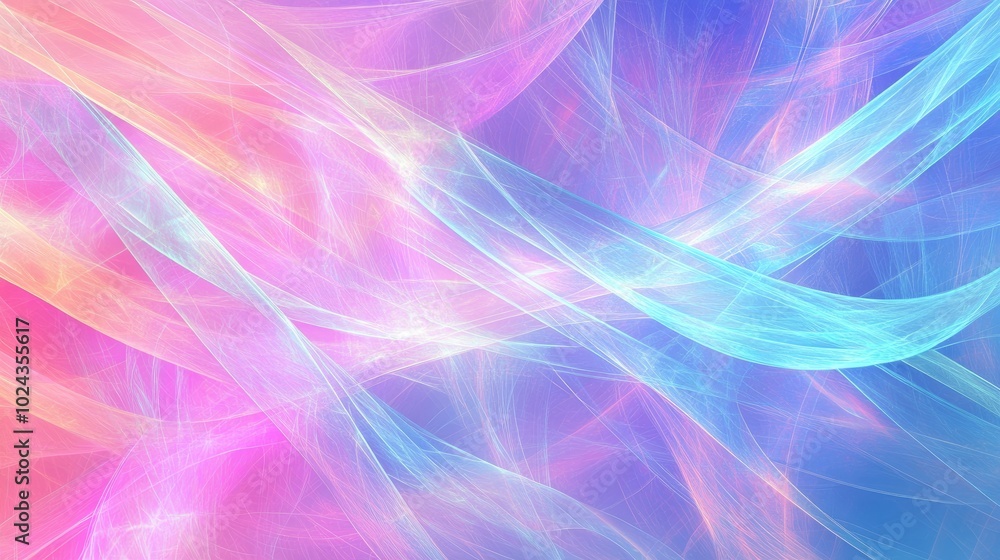 Poster Abstract digital fractal light background featuring a fantasy pattern ideal for use in posters websites cards brochures covers and invitations