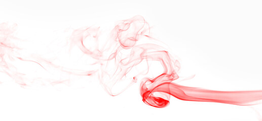 Abstract colorful smoke on white background. Abstract smoke pattern.