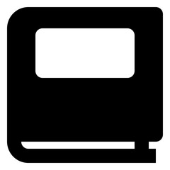 book solid icon