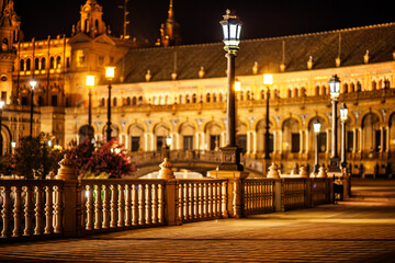 Naklejka premium 유럽 스페인 세비야 풍경