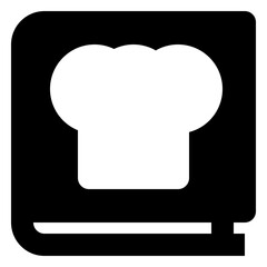 cooking book solid icon