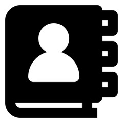 phonebook solid icon