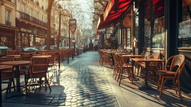 Parisian Street Cafe