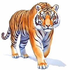 Obraz premium Majestic Tiger Prowling Through Jungle Landscape