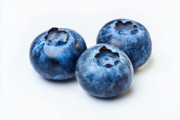 Obraz premium Organic blueberry isolated on white background