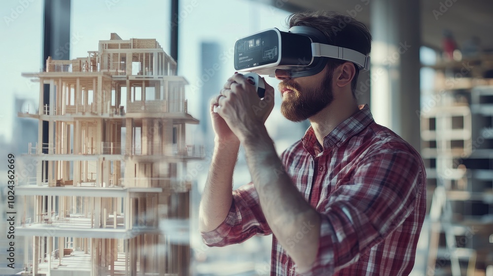 Poster Architect Explores Virtual Reality Model of Building
