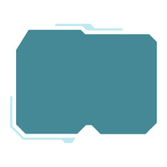 frame futuristic tech element