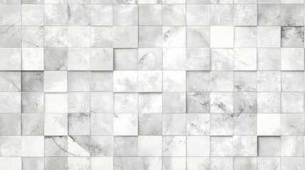 Abstract Design For Background Backdrop Wallpaper Illustration Pattern Or Texture Gray And White Random Mosaic Tile Pattern Grunge Retro Vintage Distressed Artistic Style