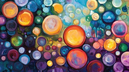 Bubbles captivate artists with their diverse interpretations and versatile applications across different artistic mediums