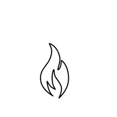 Fire Outline Icon 